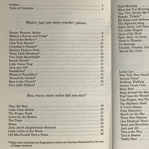 Vintage 1980s Wee Sing Children's Songs Fingerplays Songbook Price Stern Sloan - Picture 4 of 8